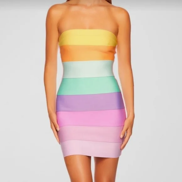 Susana Monaco | Dresses | Susana Monaco Rainbow Dress Size Large Strapless Bodycon Pride Festival Summer | Poshmark Susana Monaco | Dresses | Susana Monaco Rainbow Dress Size Large Strapless Bodycon Pride Festival Summer | Poshmark